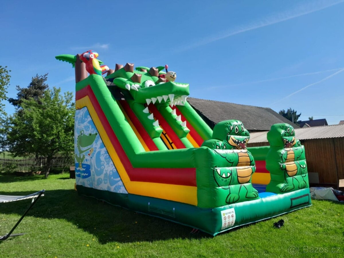 Skakaci hrad 7x4x6 m Krokodil