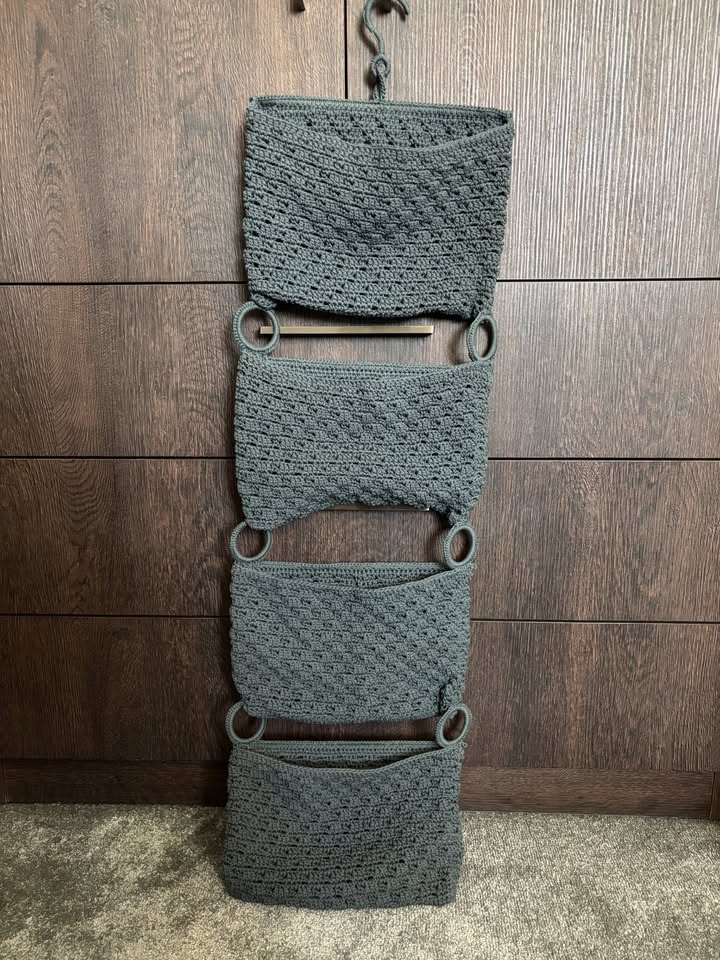 Organizér do skříně šedý