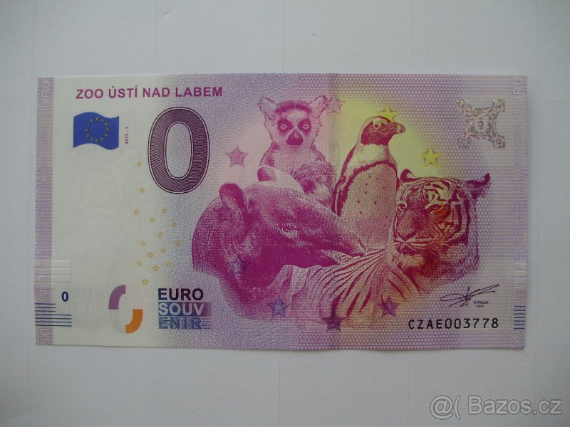 Sběratelská bankovka - 0 Euro