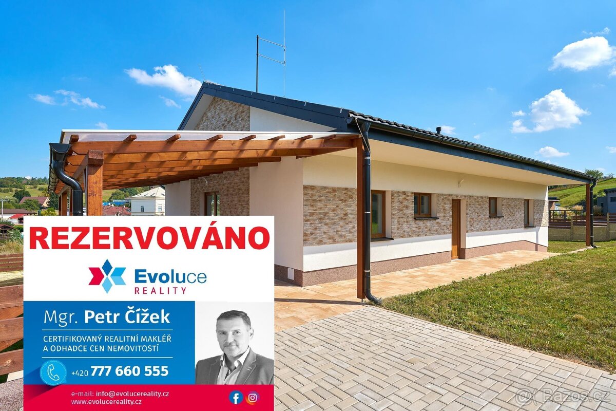 Prodej novostavby rodinného domu 4+kk se zárukou