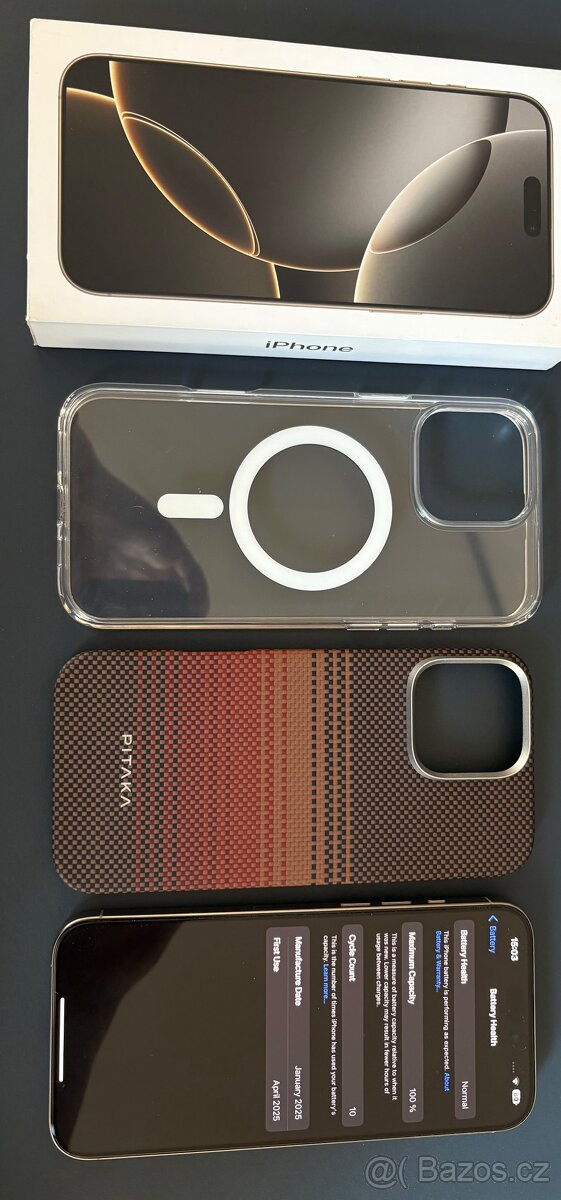 Iphone 16 pro max 512GB natural titanium