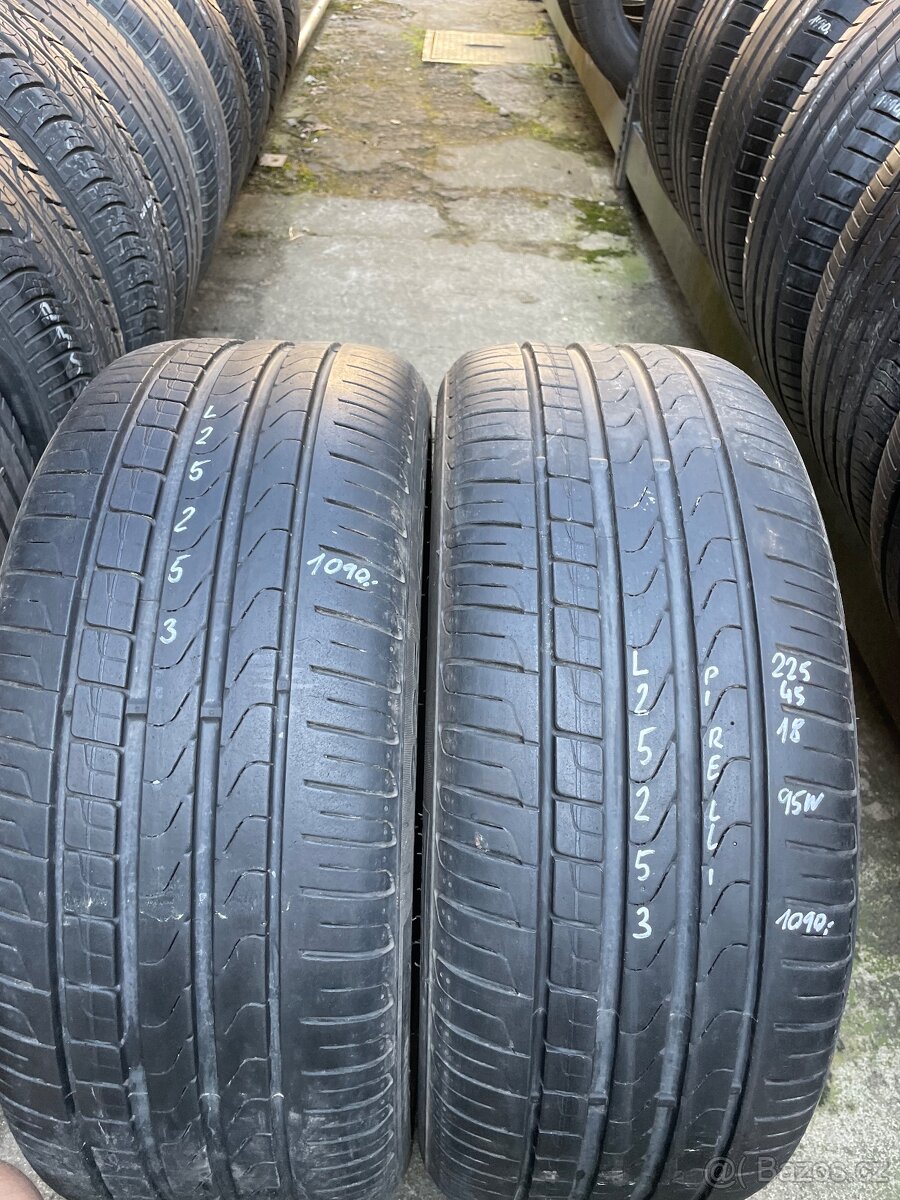 2ks Pneu Pirelli 225/45 R18