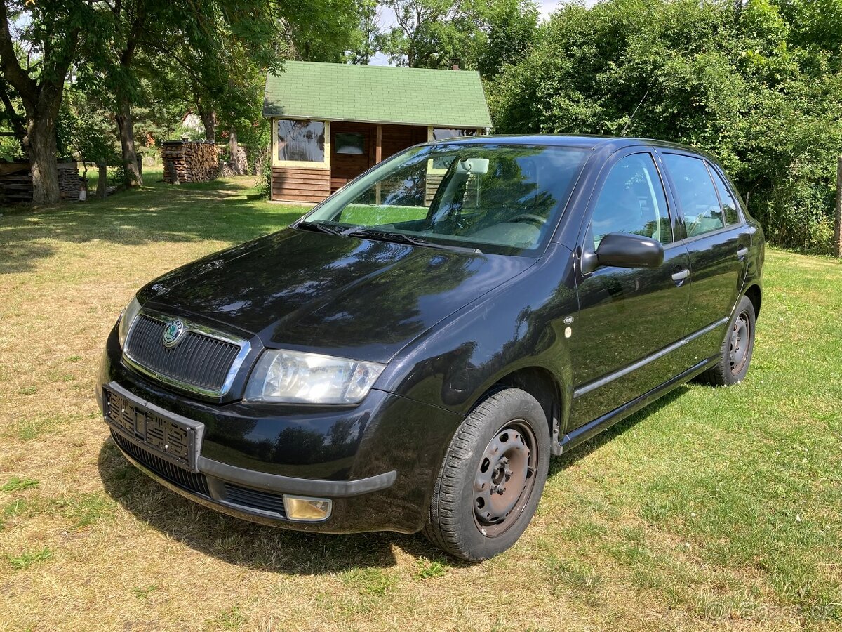 ŠKODA FABIA 1.4 16V ROK 2001, BEZ KOROZE, NOVÁ STK, KLIMA