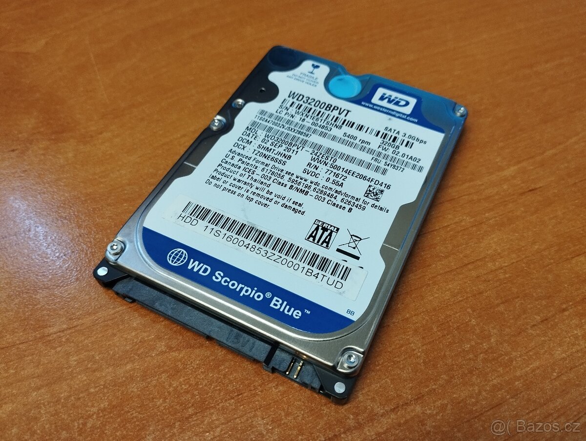 Disk WD Scorpio Blue 320GB 2,5" SATA