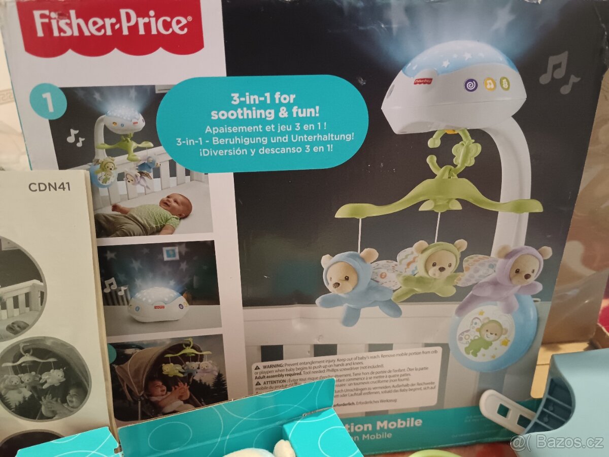 Fisher-Price kolotoč nad postýlku