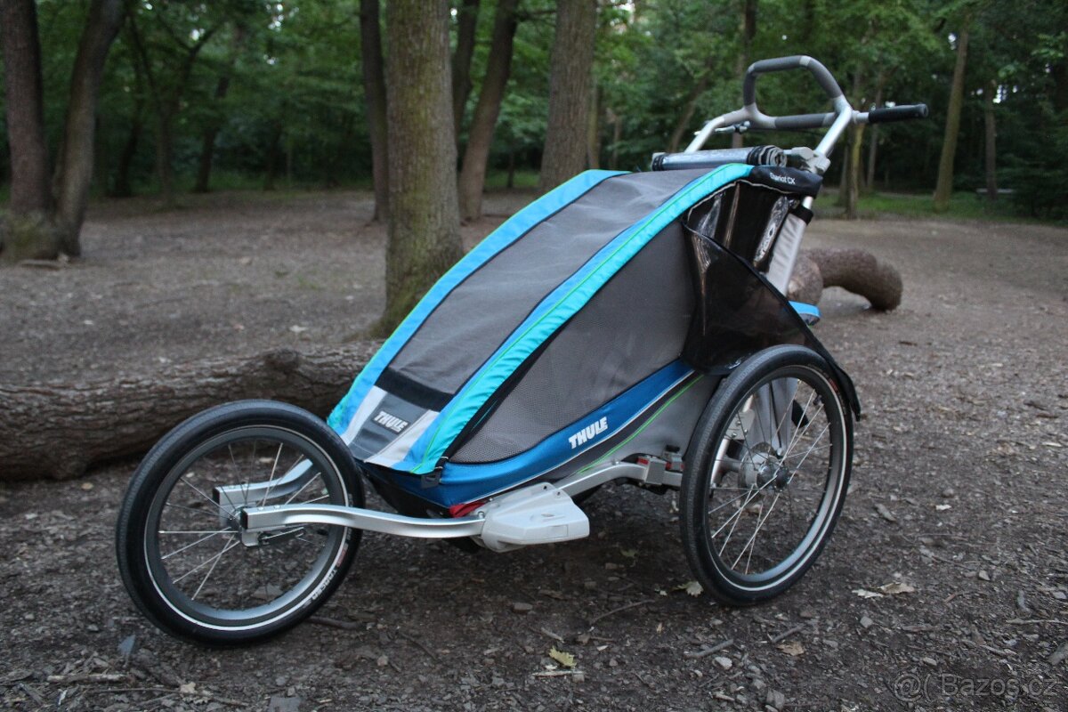 Thule Chariot CX1 3 sety / miminkovník + thule fusak