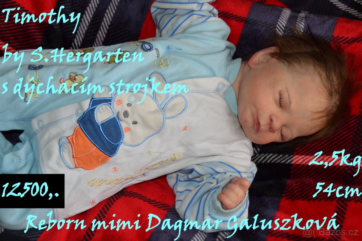 Prodám reborn spinkáčka s dýchacím strojkem