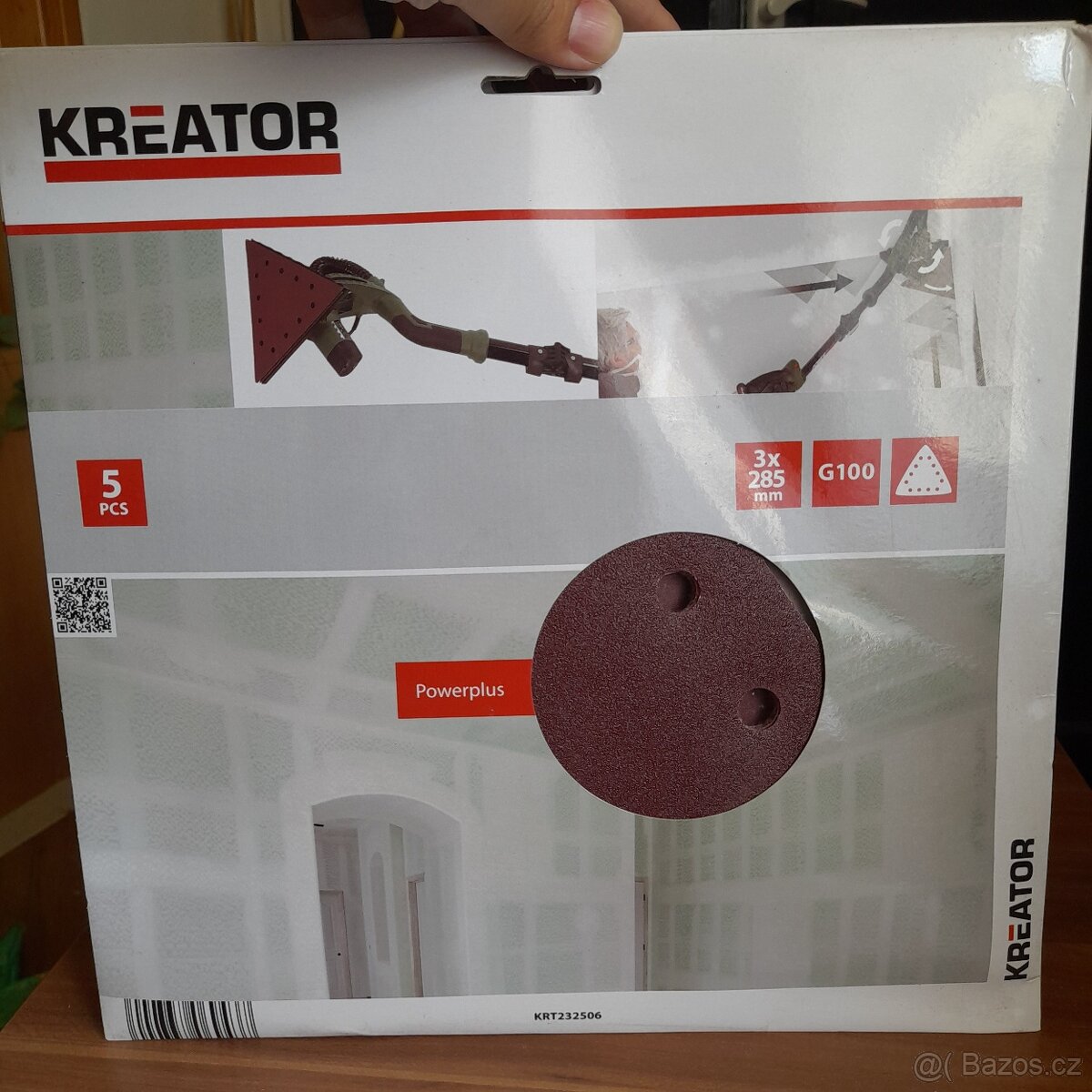 Trojúhelníkový brusný papír