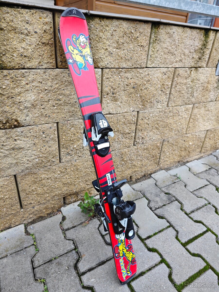 Prodám dětské lyže 90cm + lyžáky
