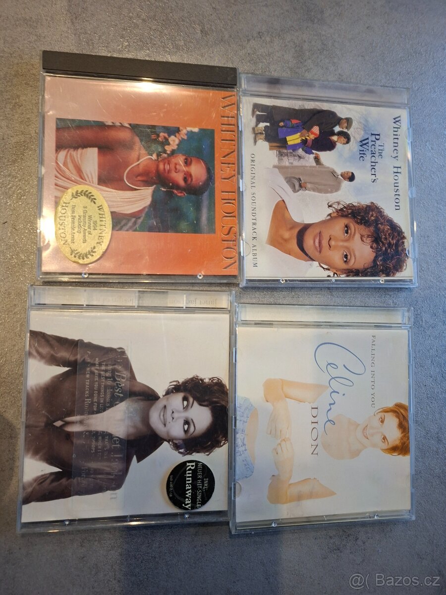 Whitney Houston, Janet Jackson, Celine Dion cd