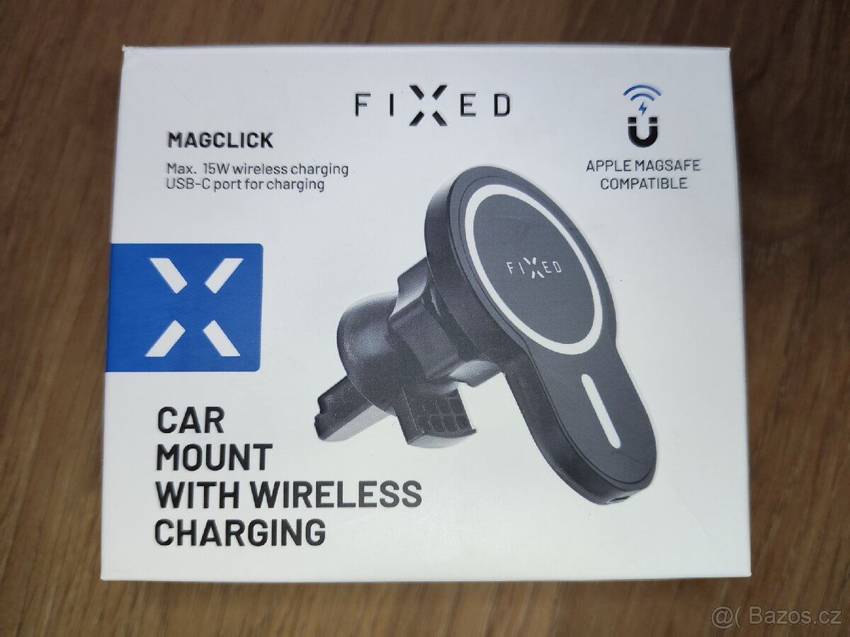 Magnetický držák na telefon s bezdrátovým nabíjením