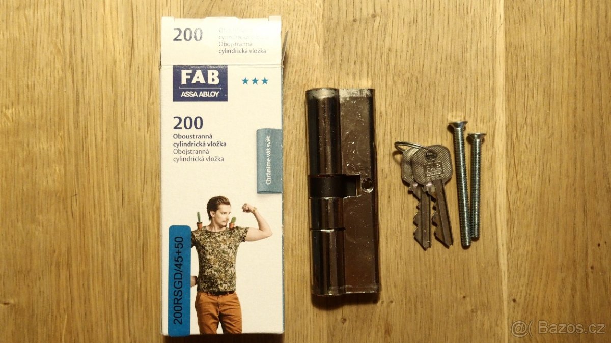 Cylindrická vložka FAB 200 RSGD/45+50