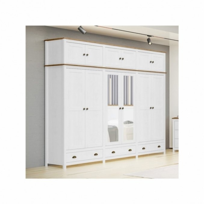 Dřevěná skříň 12dveřová TOPAZIO