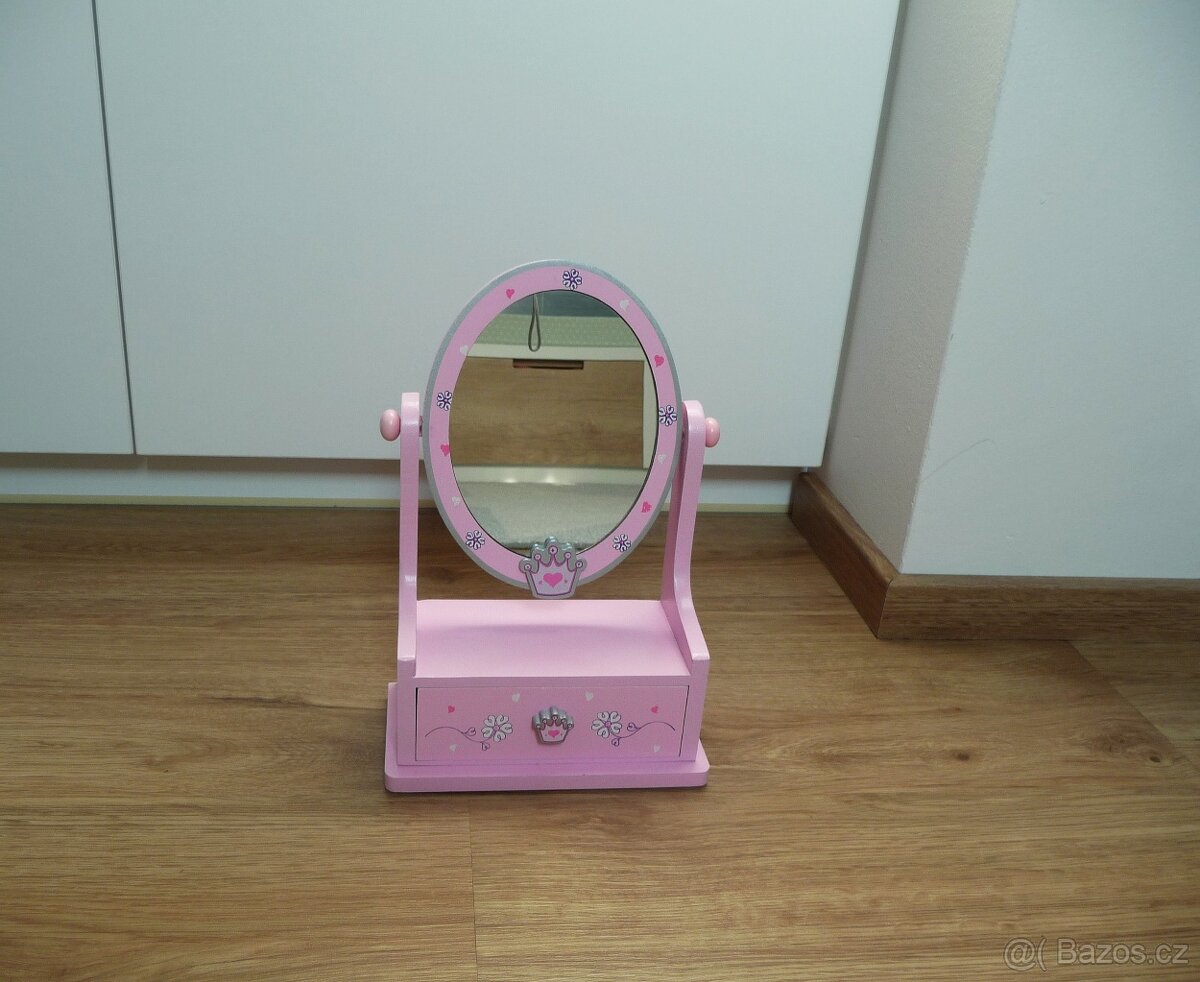 Dětské Zrcadlo šperkovnice 16,2x24,2x8,5cm