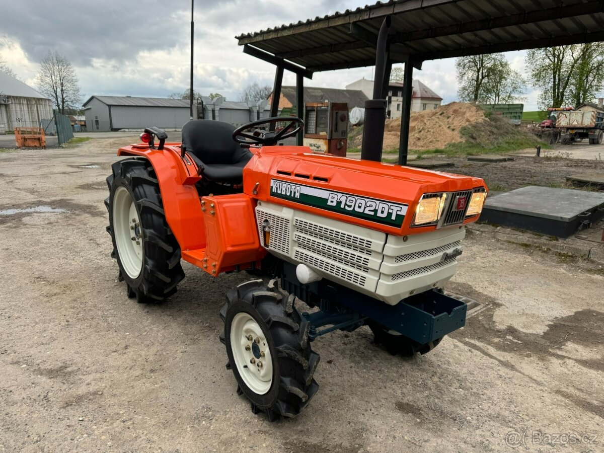 Malotraktor KUBOTA B1902DT kompletně repasován