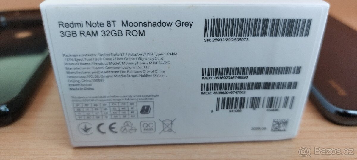 Xiaomi Redmi note 8T 3/32GB