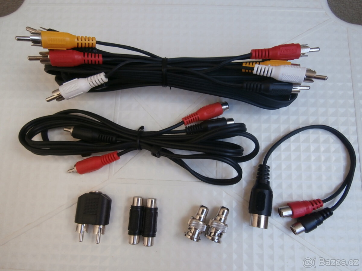 Audio - video kabely a adaptéry