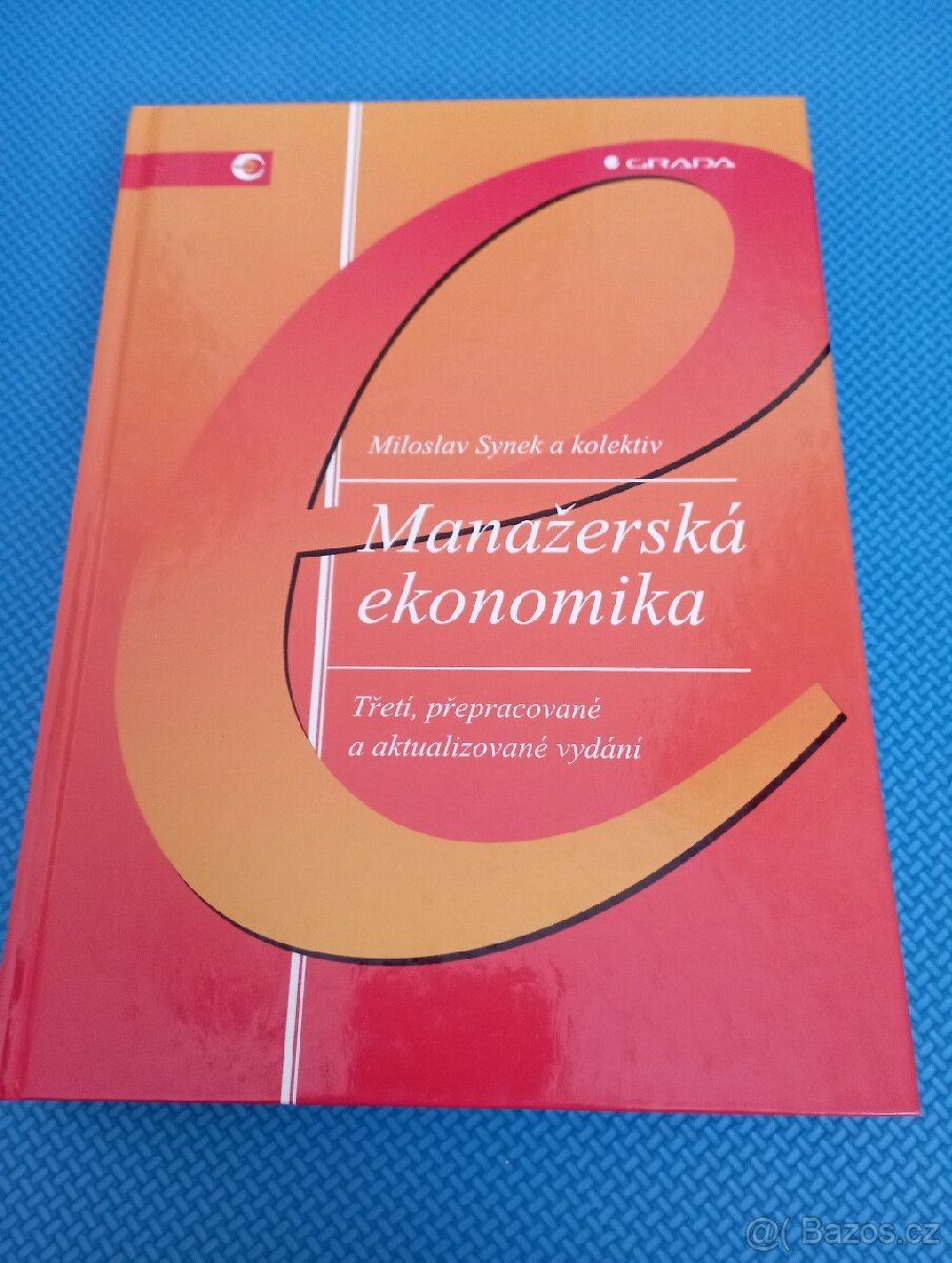 Kniha Manažerská ekonomika