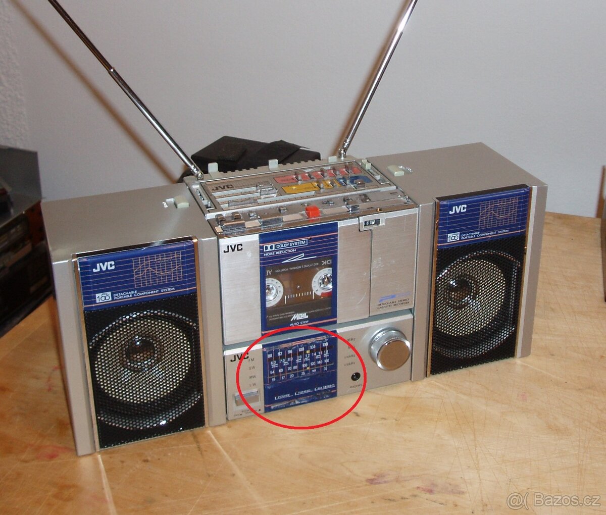 JVC PC-100 - stupnice rádia - poptávka