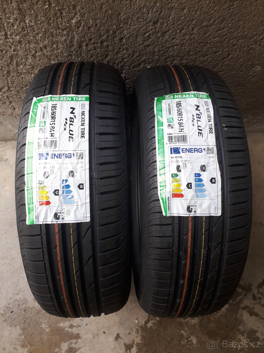 185/60R15 84H Nexen N´Blue HD 2 x NOVE LETO