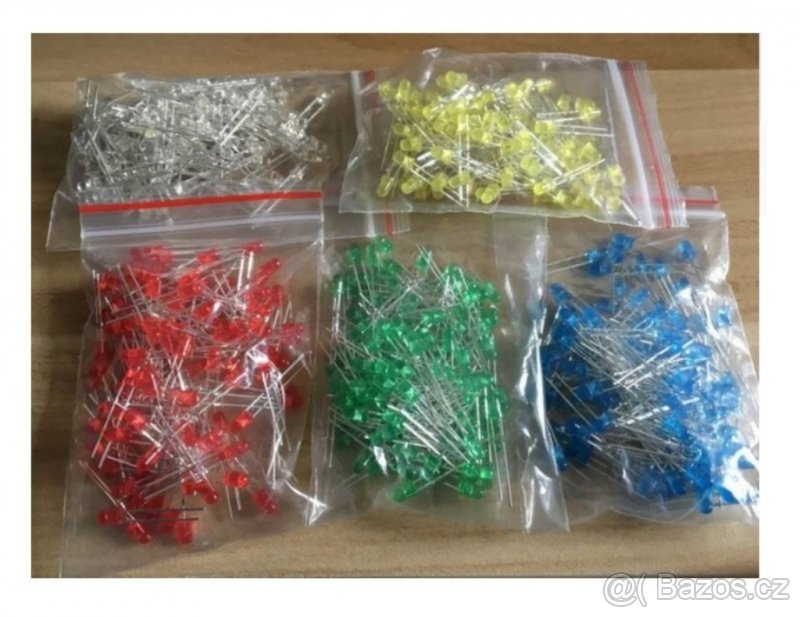 LED diody 500 ks 3 mm.