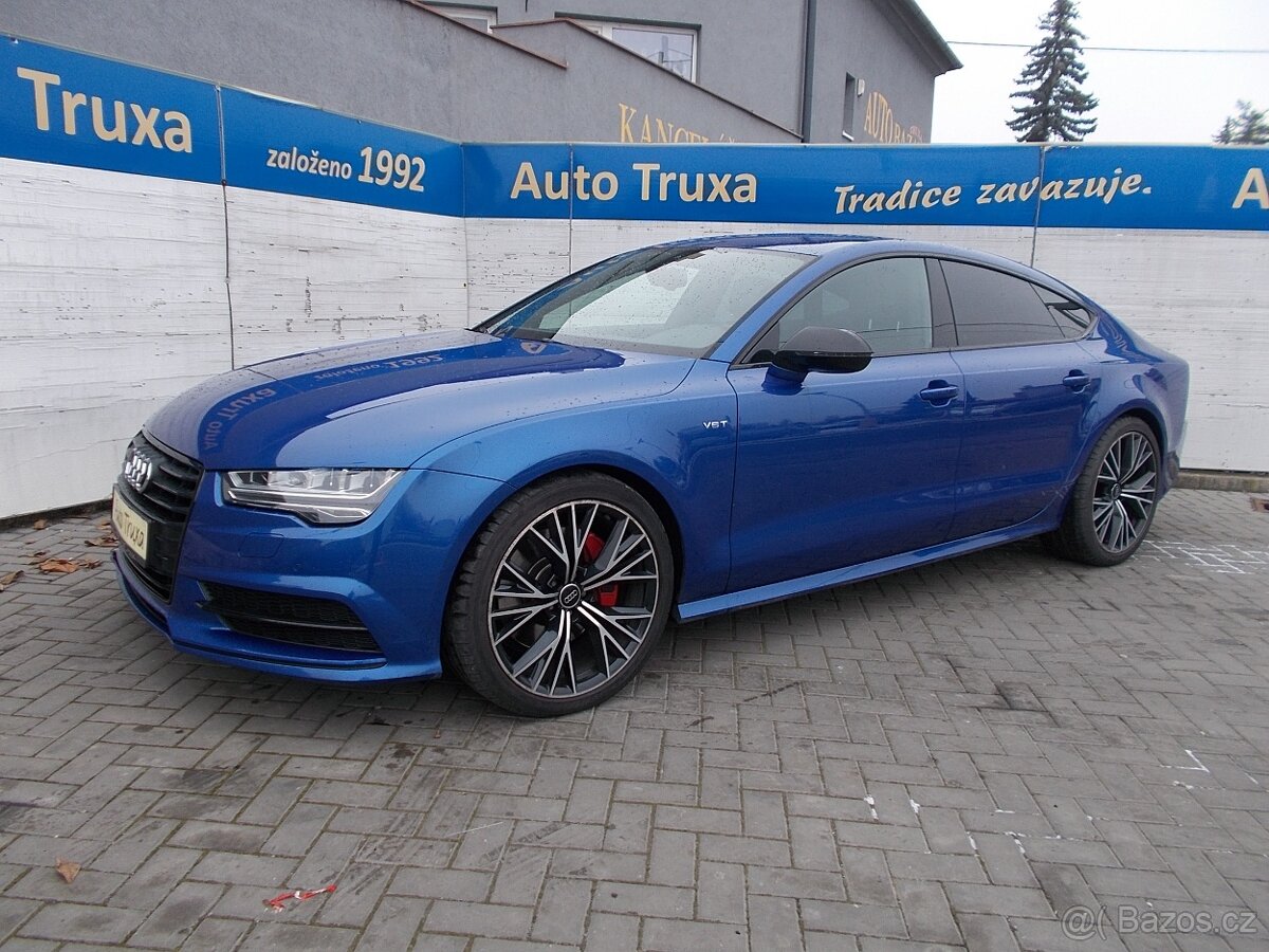 AUDI A7 SPORTBACK 3.0 V6 biTDi Quattro S-LINE - ČR - 1.majit