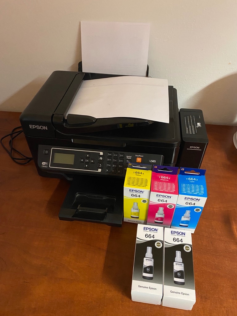 Tiskárna Epson L 565 včetně inkoustu na několik 10 000 stran