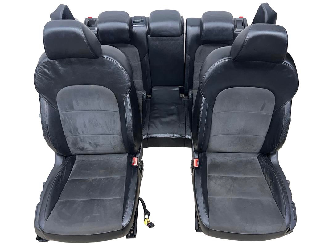 Sedačky černá kůže alcantara Škoda Superb 2 sedan r.v. 2009