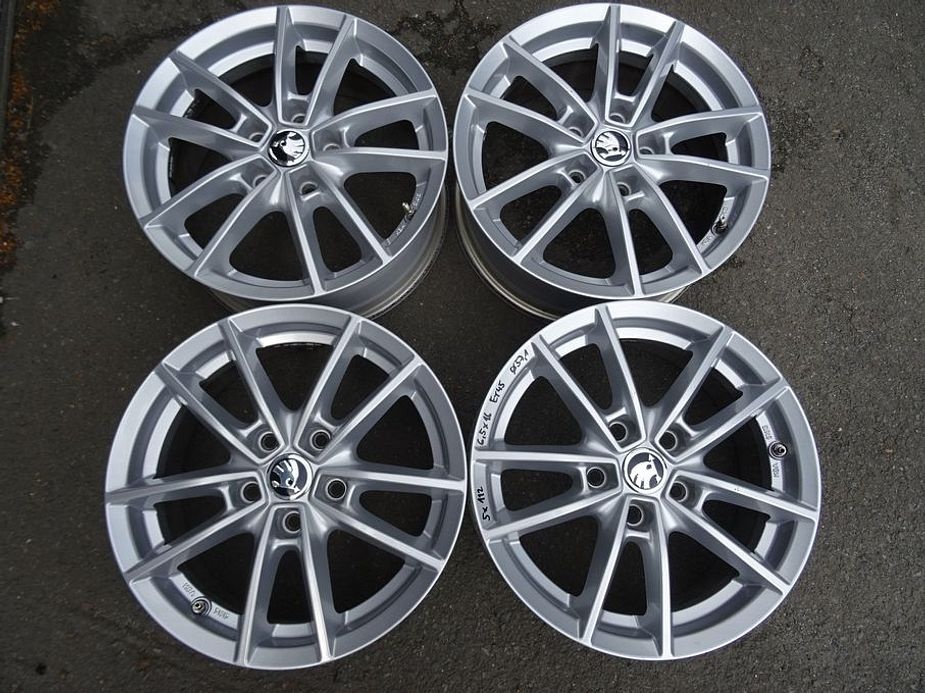 Alu disky na Škoda, 16", 5x112, ET 45, šířka 6,5J