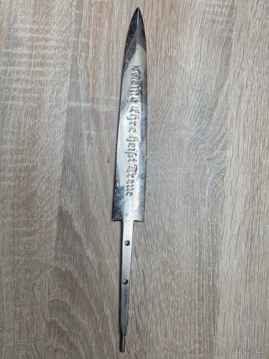 čepel z německé dýky - RZM