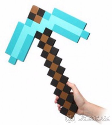 PĚNOVÝ DIAMANTOVÝ KRUMPÁČ MINECRAFT