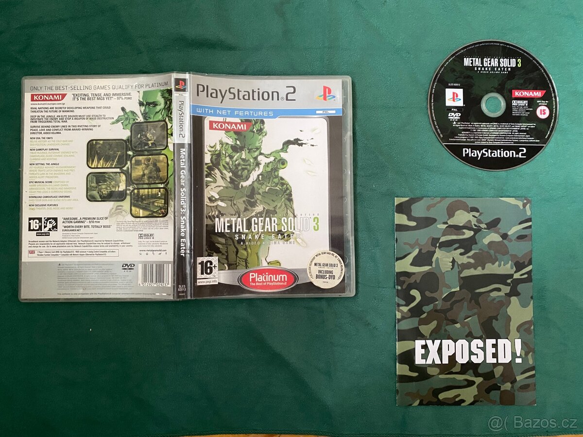 PS2 - Metal Gear Solid 3 Snake Eater