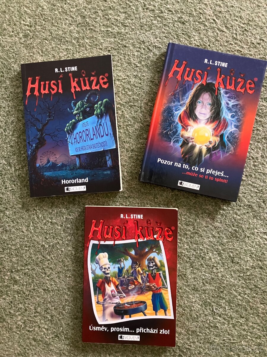 3x kniha Husí kůže