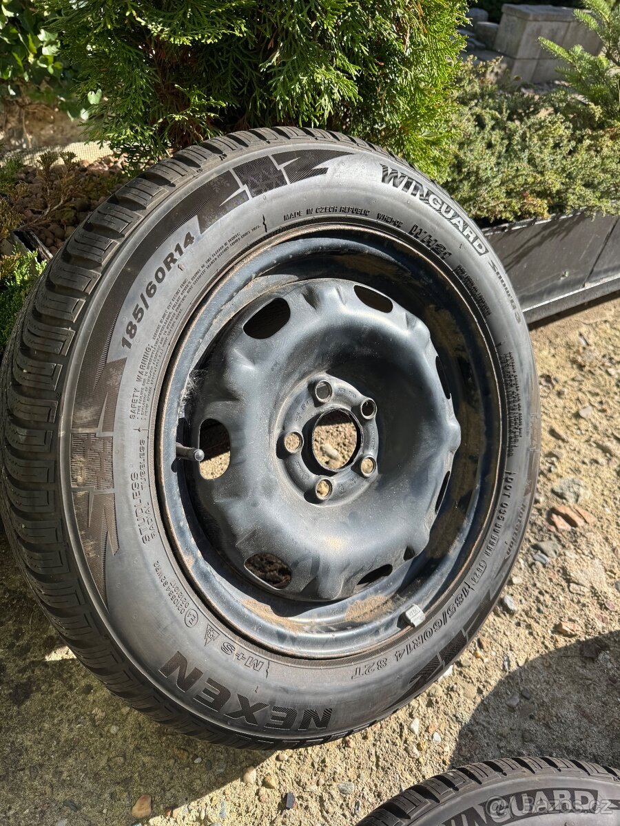 🛞Nové zimní pneu Nexen Winguard 185/60 R14 82T + disky