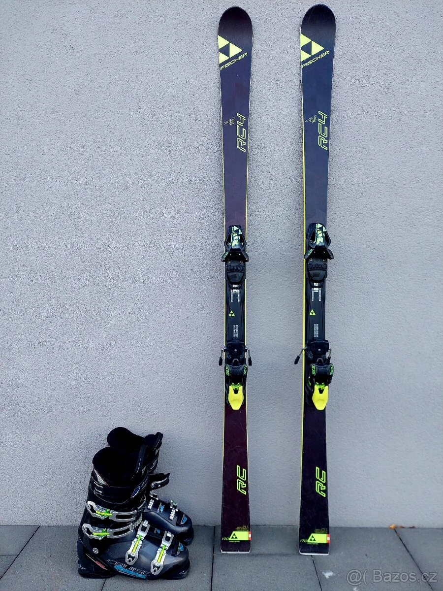 Pánské lyže FISCHER RC4 včetně vázání, 170 cm + lyžáky
