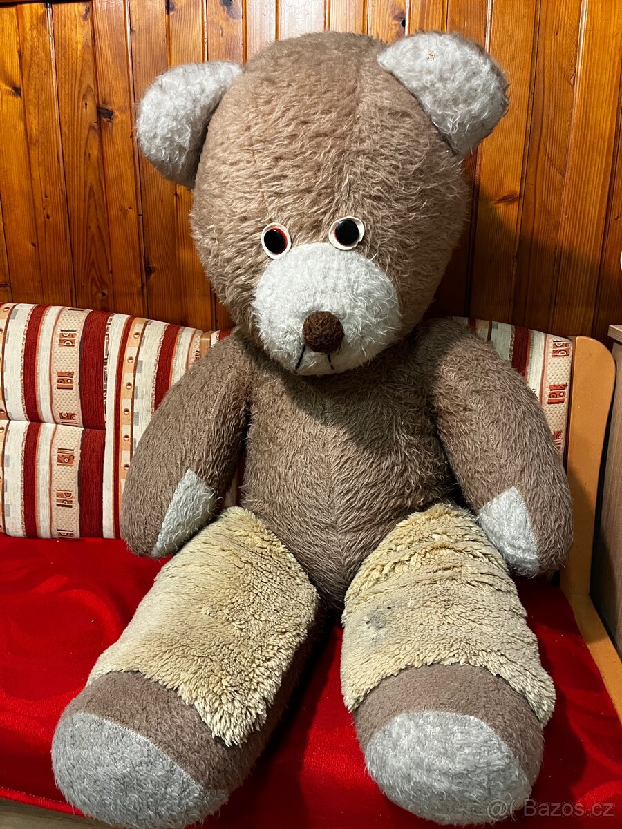 Historický Plyšový Medvěd Plyšák