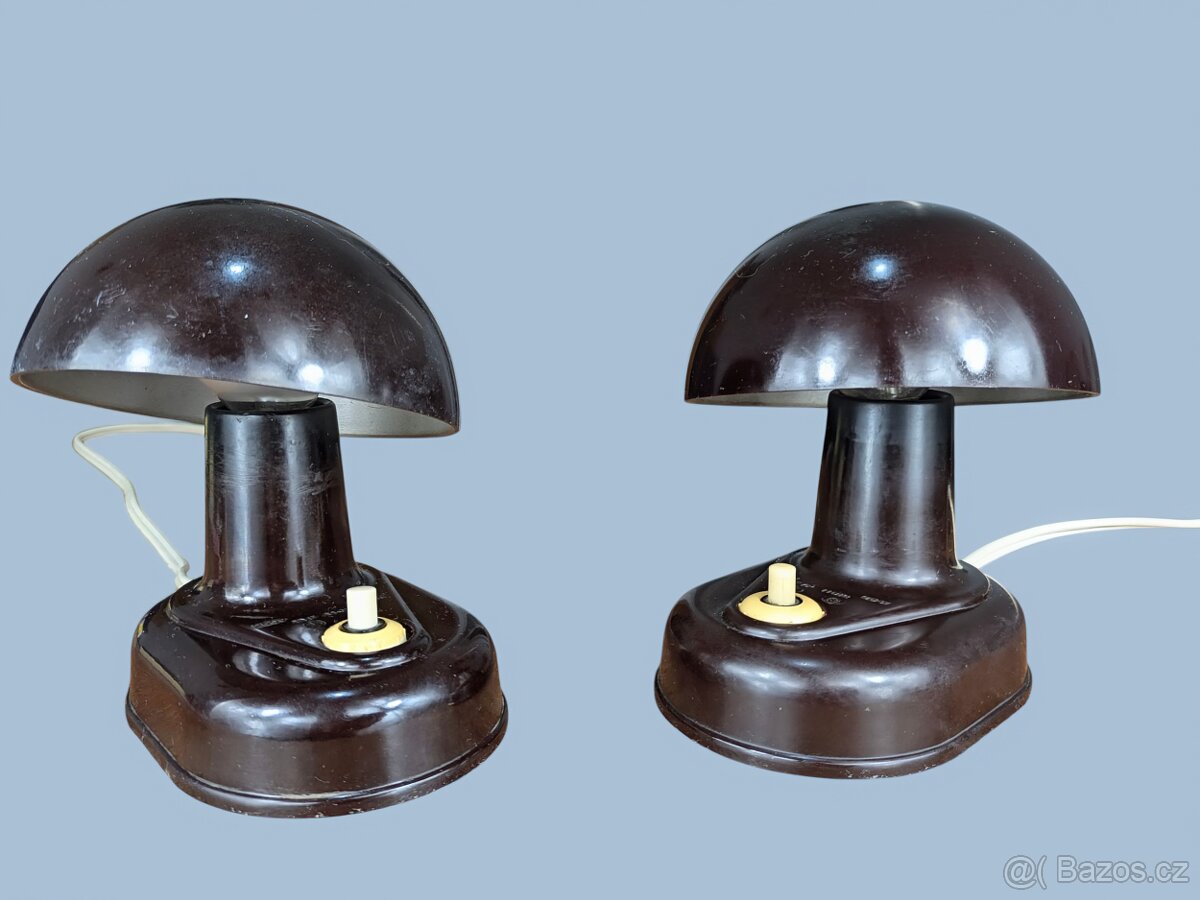 Funkcionalistická bakelitová lampička - Elektrosvit