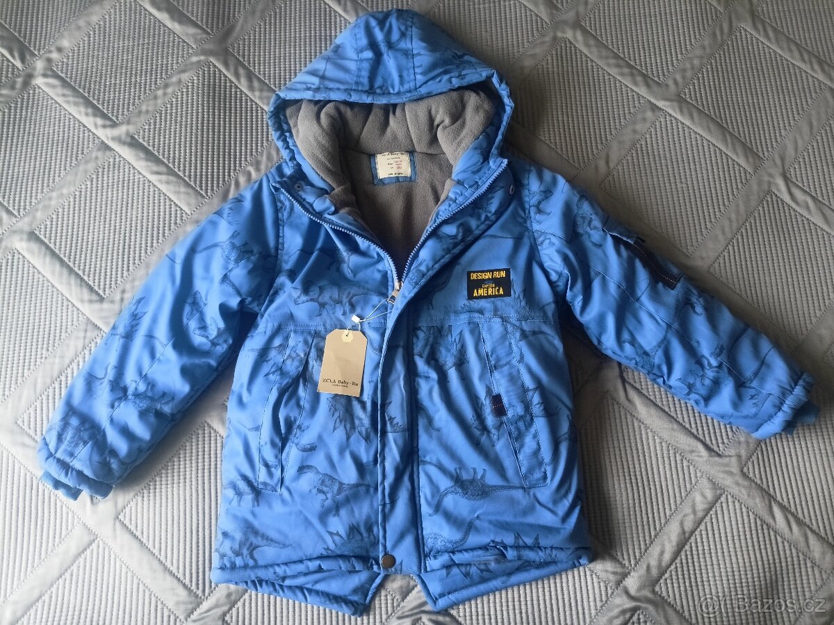 Nová dětská zimní bunda parka, vel.128