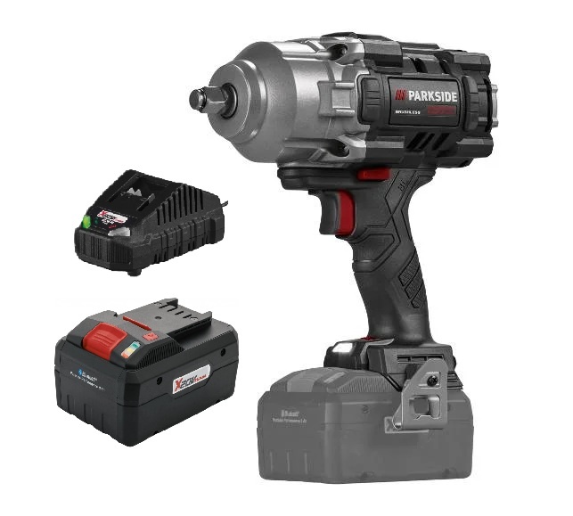 Nový aku rázový utahovák Parkside 1898 Nm + 8Ah + nabíječka