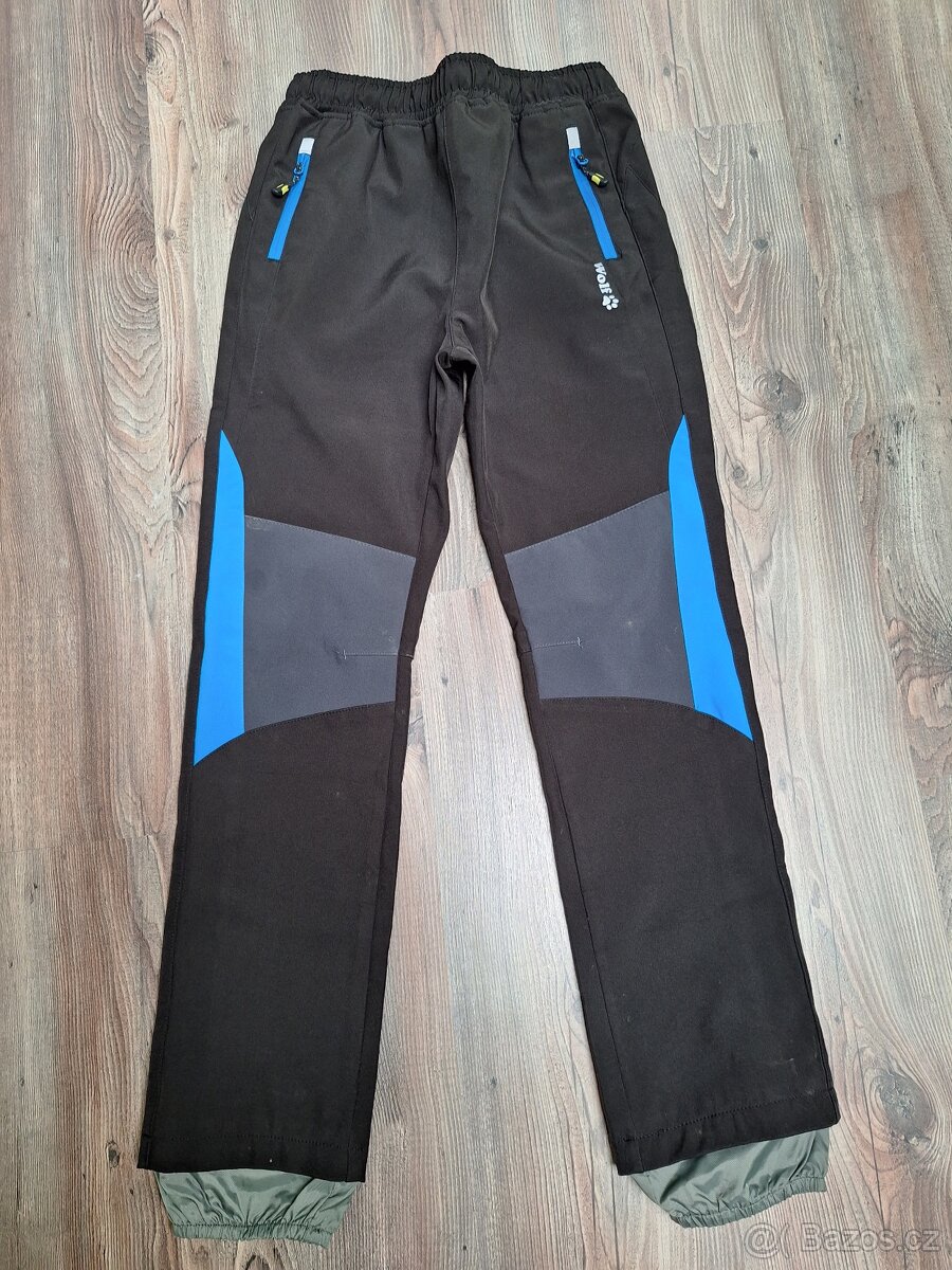Softshellové kalhoty Wolf vel. 146