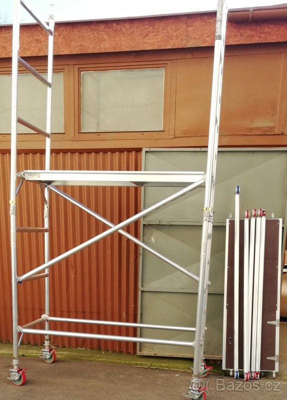 Profesionální hliníkové pojízdné lešení, věž