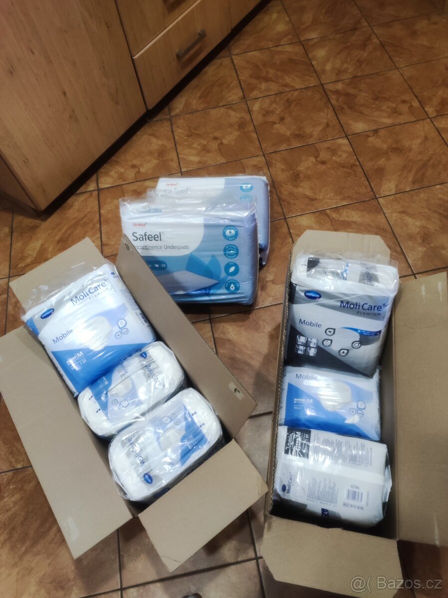 Kalhotkové pleny a podložky