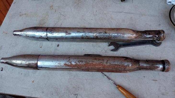 Výfuky Jawa Kývačka