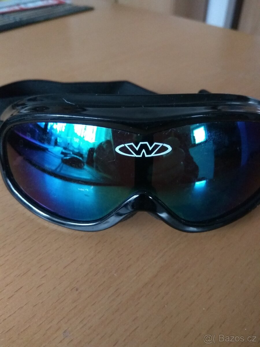 Dětské lyžařské brýle zn. WORKER - černé