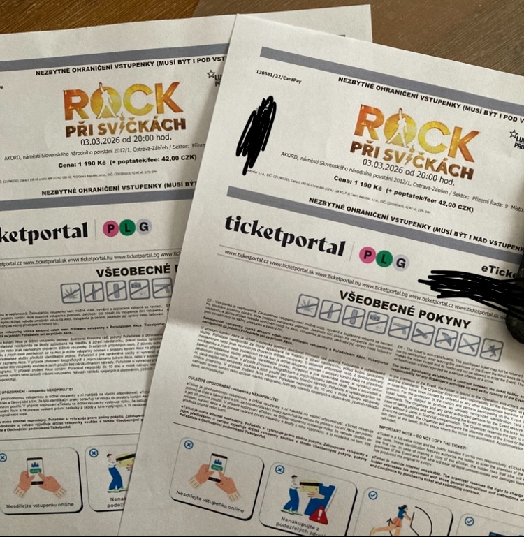 Rock při svíčkách