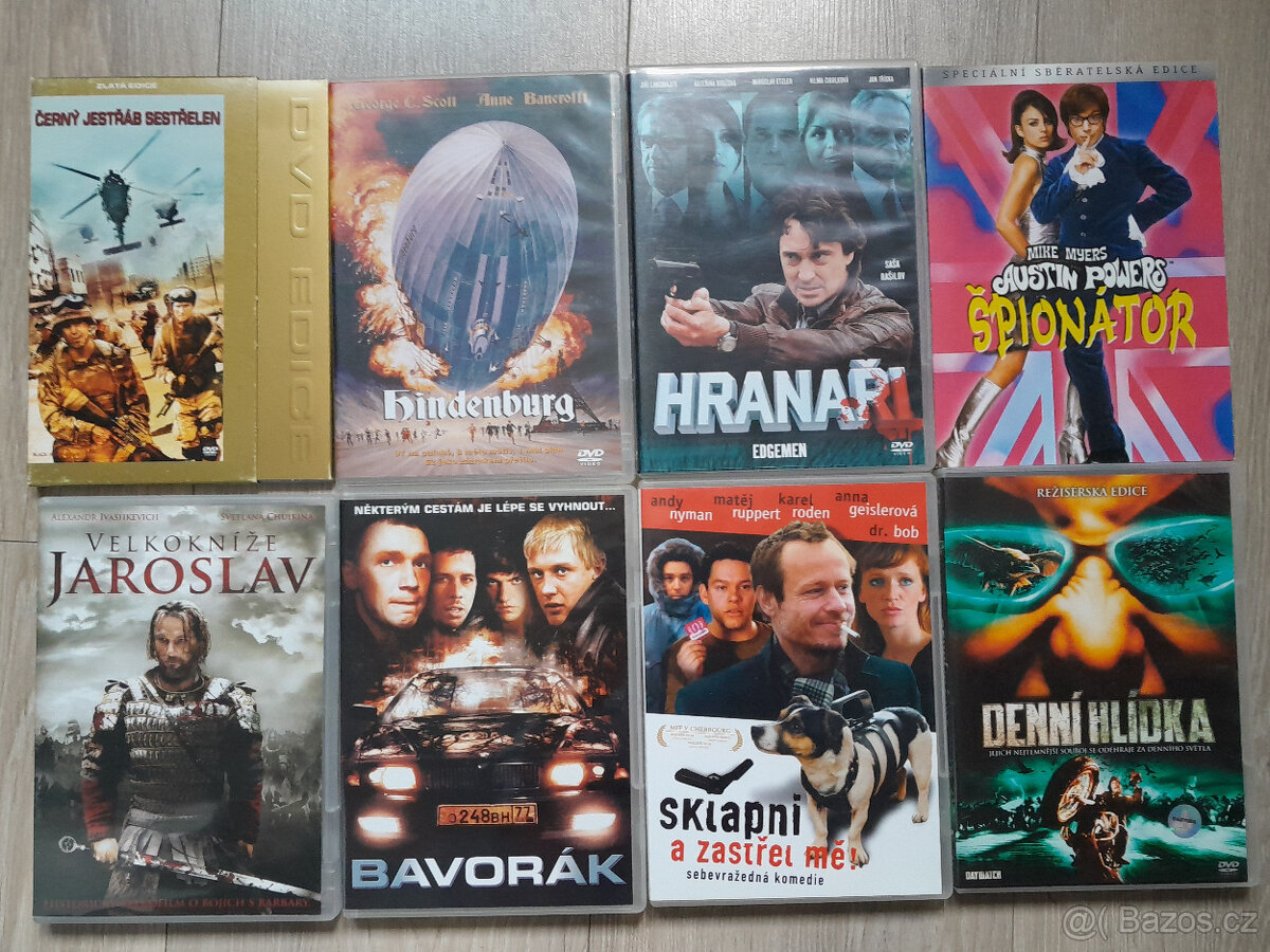 DVD filmy, originální obal