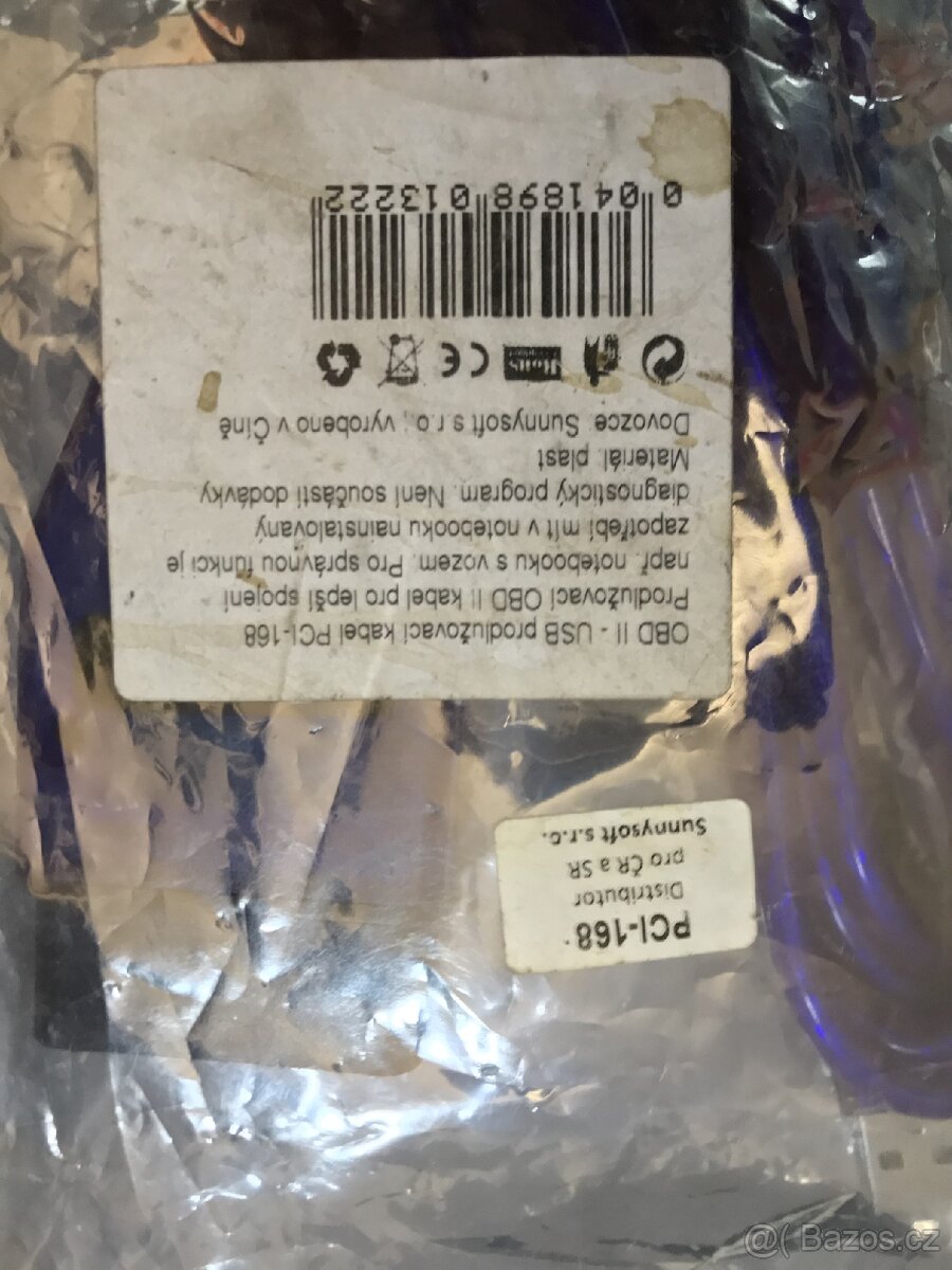 Nový OBD2 (OBD II) USB PRODLUŽOVACÍ kabel PCI-168