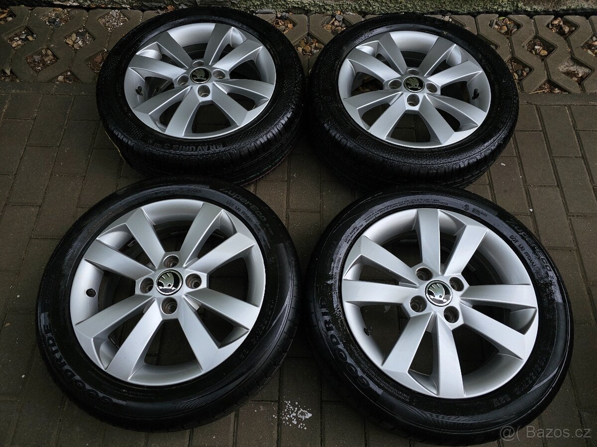 Letní kola disky Škoda Citigo 4x100 185/55 R15 VW 1ST