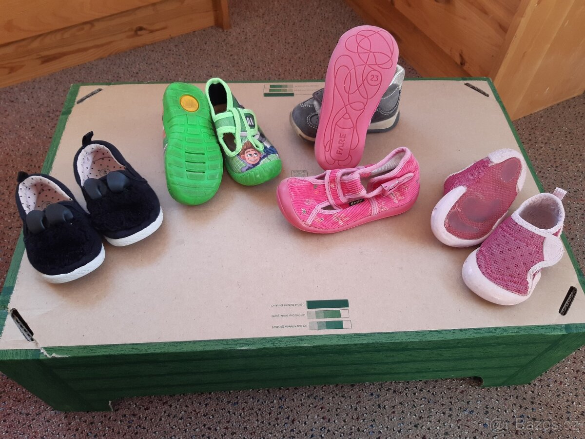 Barefoot ,papučky , cvičky .. Fare .. vel 21-23