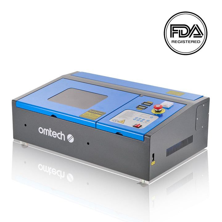 CO2 laser, laserová gravírka OMTech 40W 200x300mm
